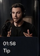 Podcast creator clip preview from edited episode